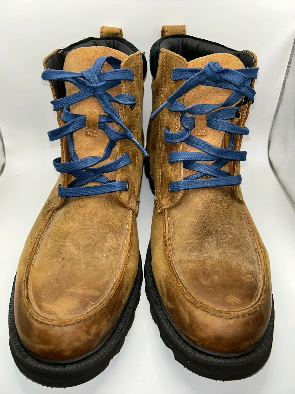 Sorel Madison Moc toe waterproof tan leather work boots size 12